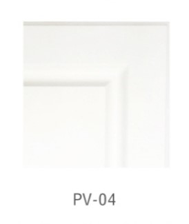 หน้าบาน PVCบานลูกฟัก สีขาว ขนาด 300*562 มม.