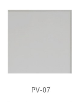 หน้าบาน PVCบานเรียบ ยกริม สีเทา ขนาด 400*100 มม.