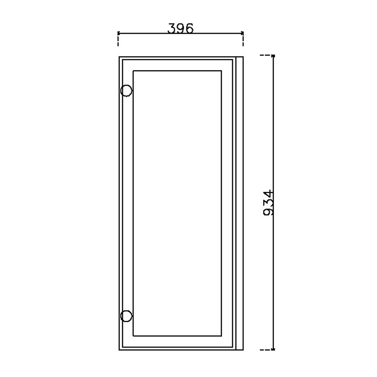 หน้าบาน เฟรมโรสโกล กระจกเงาชาทอง ขนาด 400*937 มม.