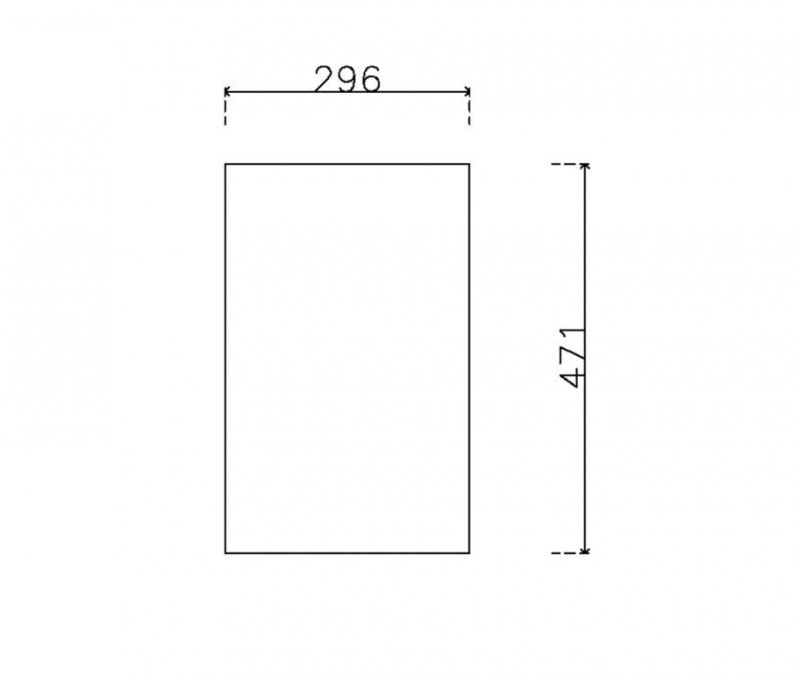 หน้าบาน ลามิเนต ลายหนังสีน้ำตาล SSF 1033 CL ขนาด 300*475 มม.