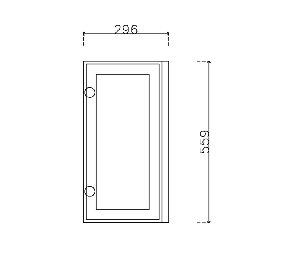 หน้าบาน เฟรมโรสโกล กระจกเงาชาทอง ขนาด 300*562 มม.