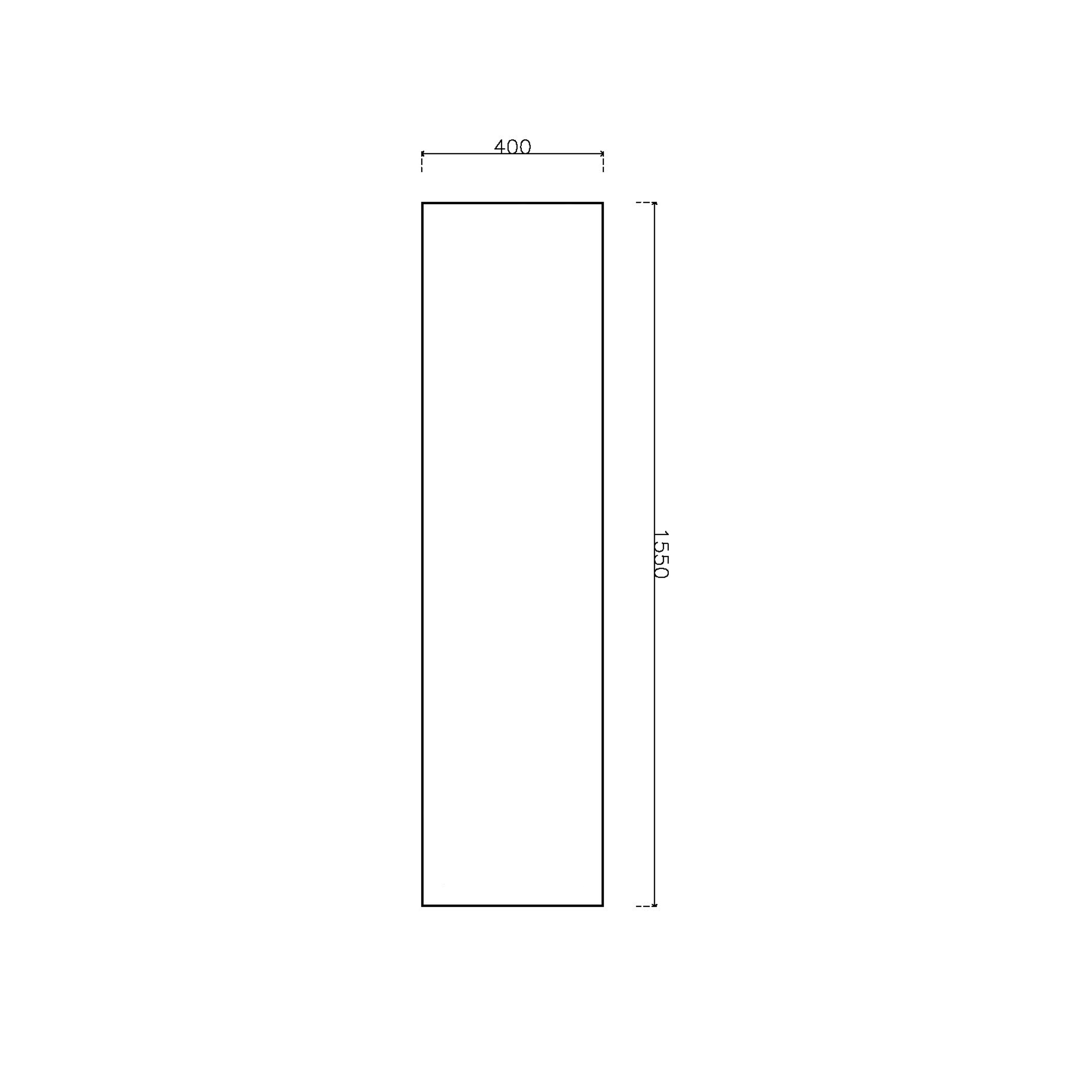 Cover PVC ขนาด 400 x 1550  มม.
