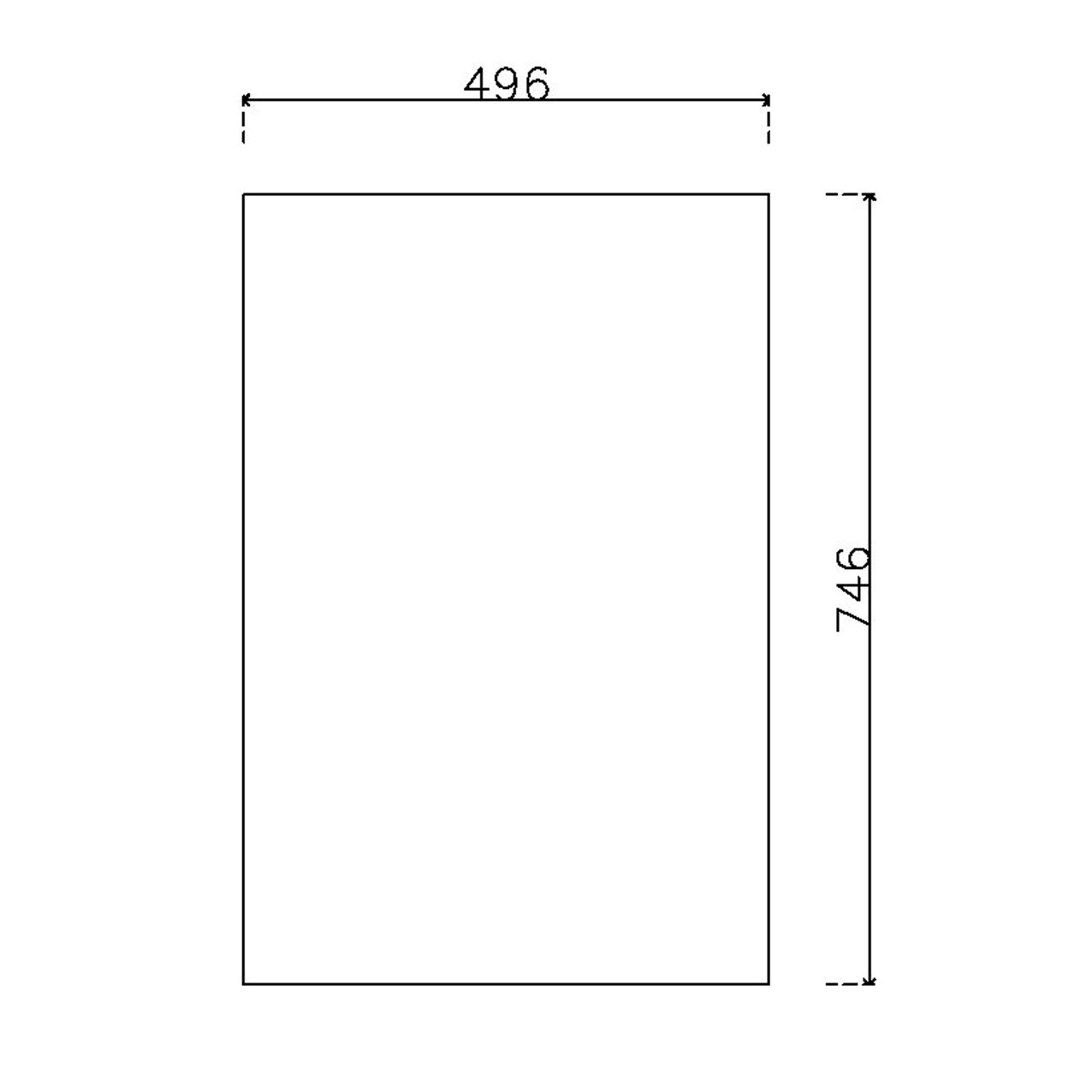 หน้าบาน ไฮกรอสสี Metallic Grey รหัส KLX 917 ขนาด 500*750 มม.