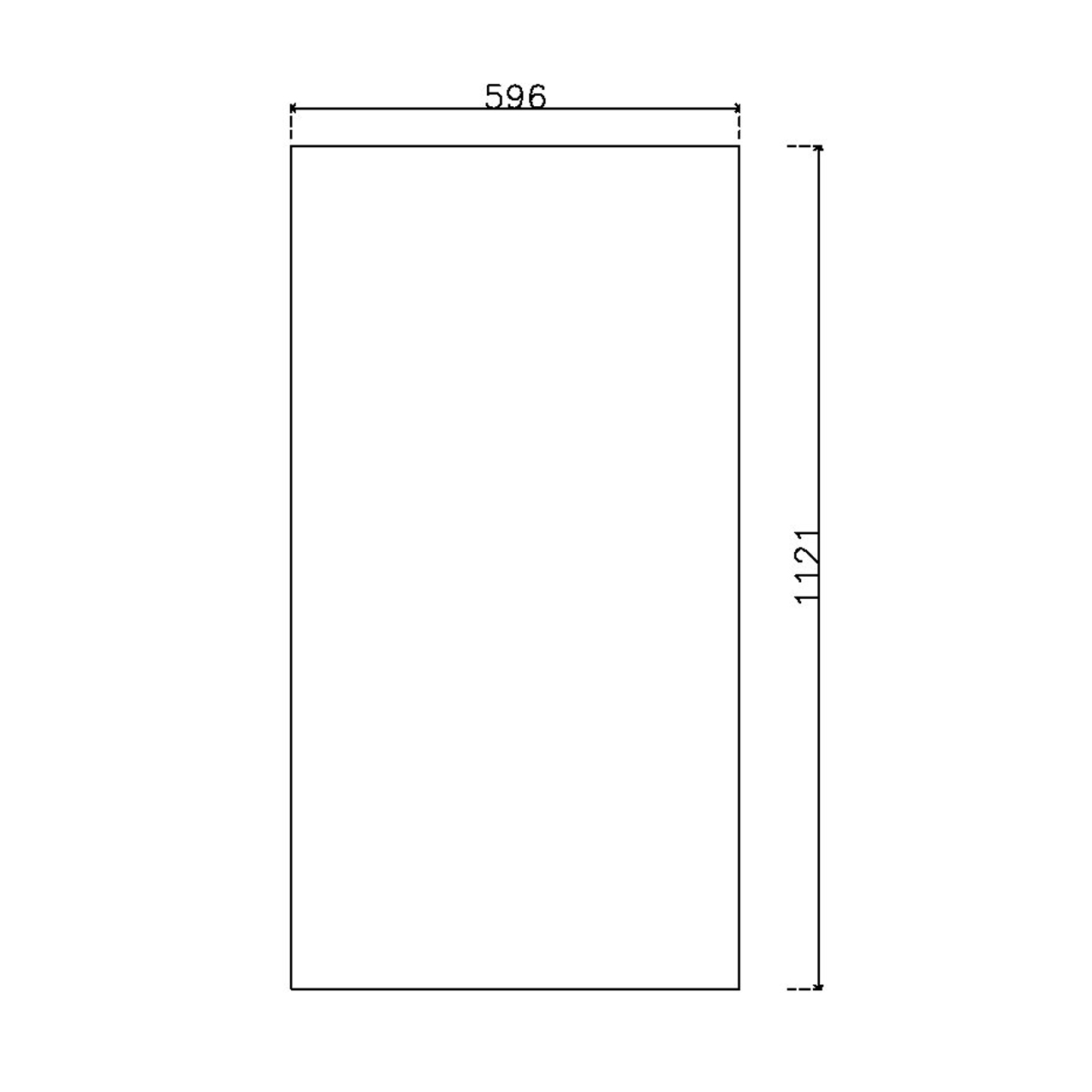 หน้าบาน ไฮกรอสสี Metallic Grey รหัส KLX 917 ขนาด 600*1125 มม.