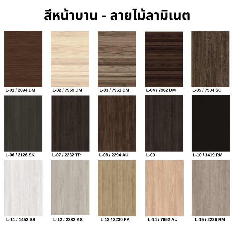 หน้าบานลามิเนต Finenezz ขนาด 450 x 750 มม.