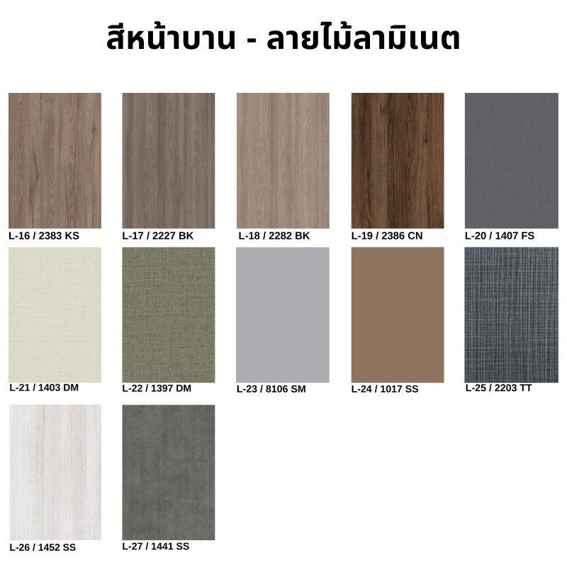 หน้าบานลามิเนต Finenezz ขนาด 450 x 750 มม.