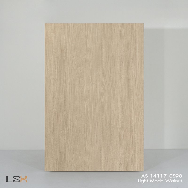 แผ่นลามิเนต สี Light Mode Walnut ผิวไม้