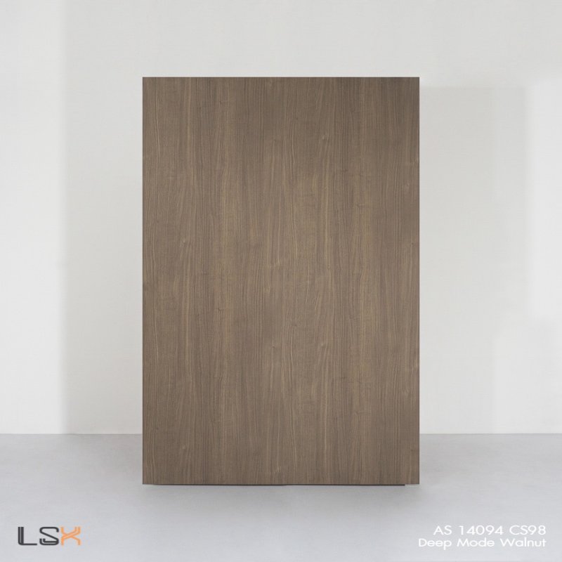 แผ่นลามิเนต สี Deep Mode Walnut ผิวไม้