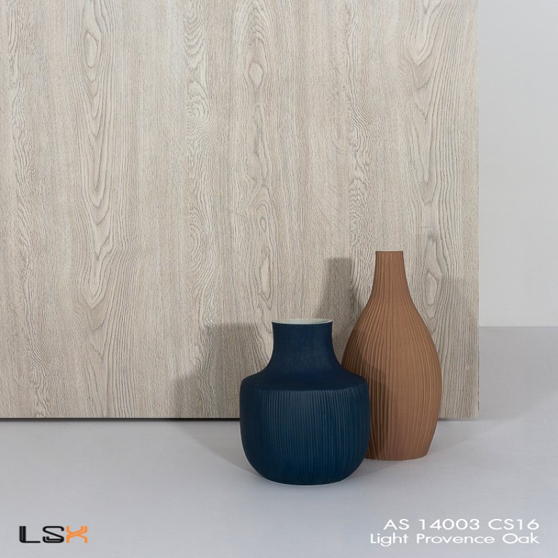แผ่นลามิเนต สี Light Provence Oak ผิวไม้