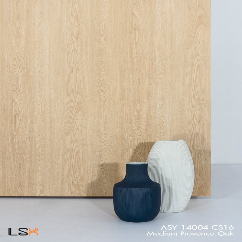 แผ่นลามิเนต สี Medium Provence Oak ผิวไม้