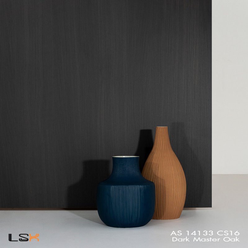 แผ่นลามิเนต สี Dark Master Oak ผิวไม้