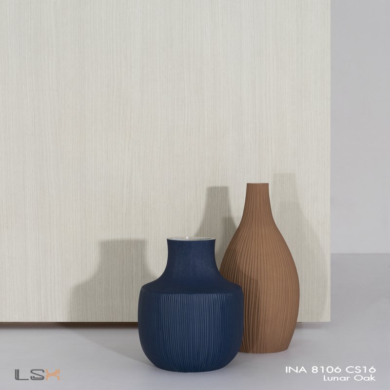 แผ่นลามิเนต สี Lunar Oak ผิวไม้