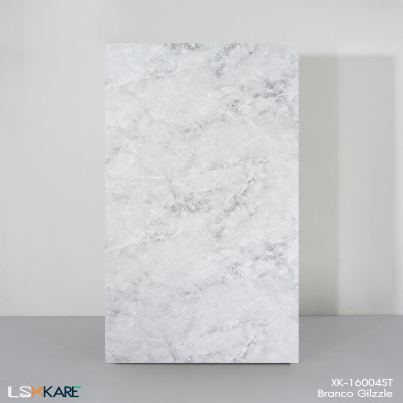 แผ่นลามิเนต สี Bianco Grizzle ผิวซอฟต์แมตต์