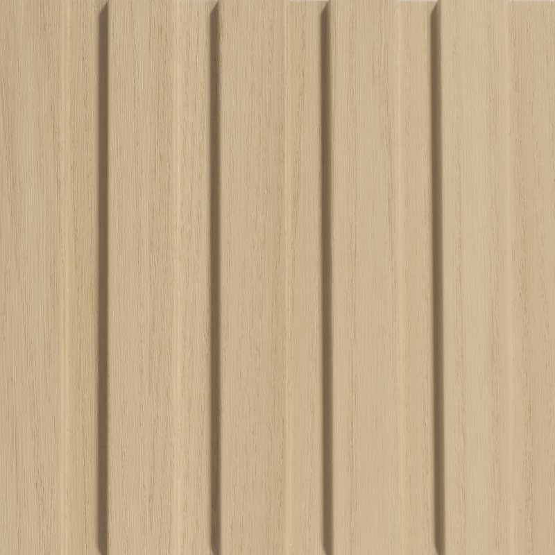 ระแนงลอนตื้น รุ่น Linea สี Custard Oak