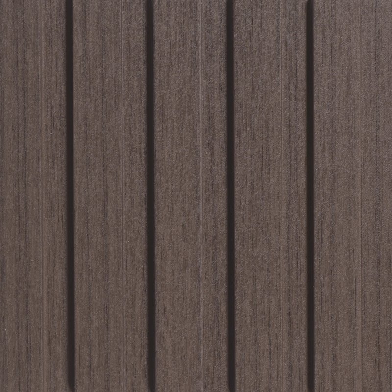 ระแนงลอนตื้น รุ่น Linea สี Cocoa Oak