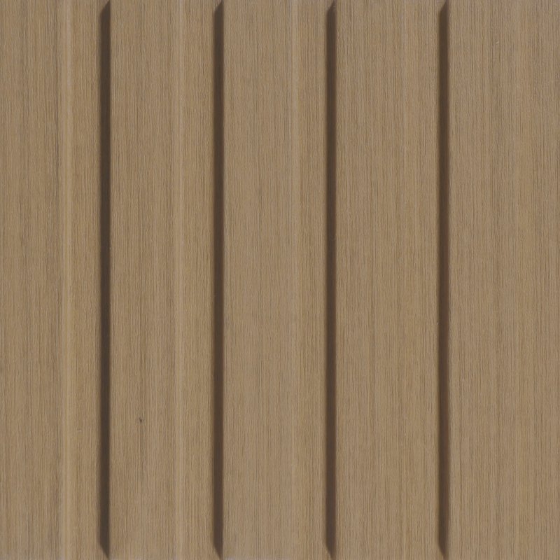 ระแนงลอนตื้น รุ่น Linea สี Peanut Oak