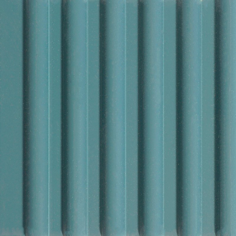 ระแนงลอนครึ่งวงกลม รุ่น Arca สี Blue Lagoon
