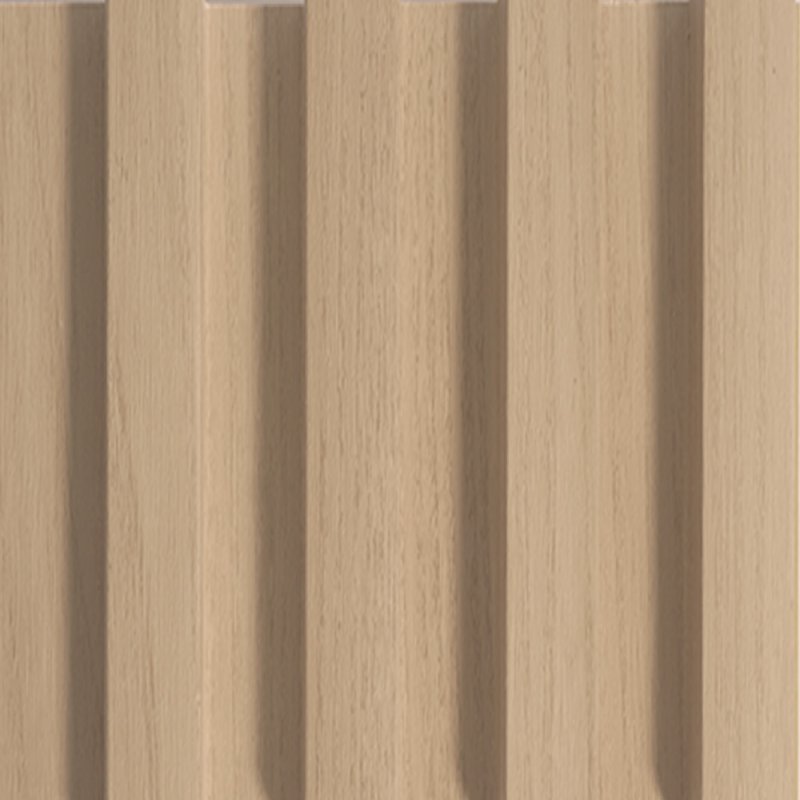ระแนงลอนตันใหญ่ 5.8 m. รุ่น Squarella สี Custard Oak