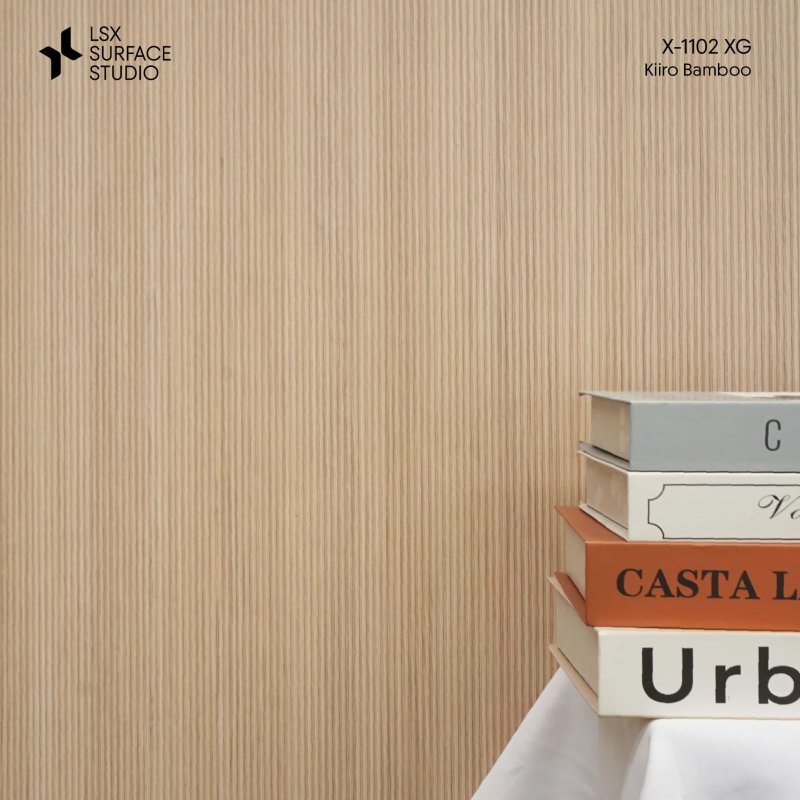 แผ่นลามิเนต สี Kiiro Bamboo