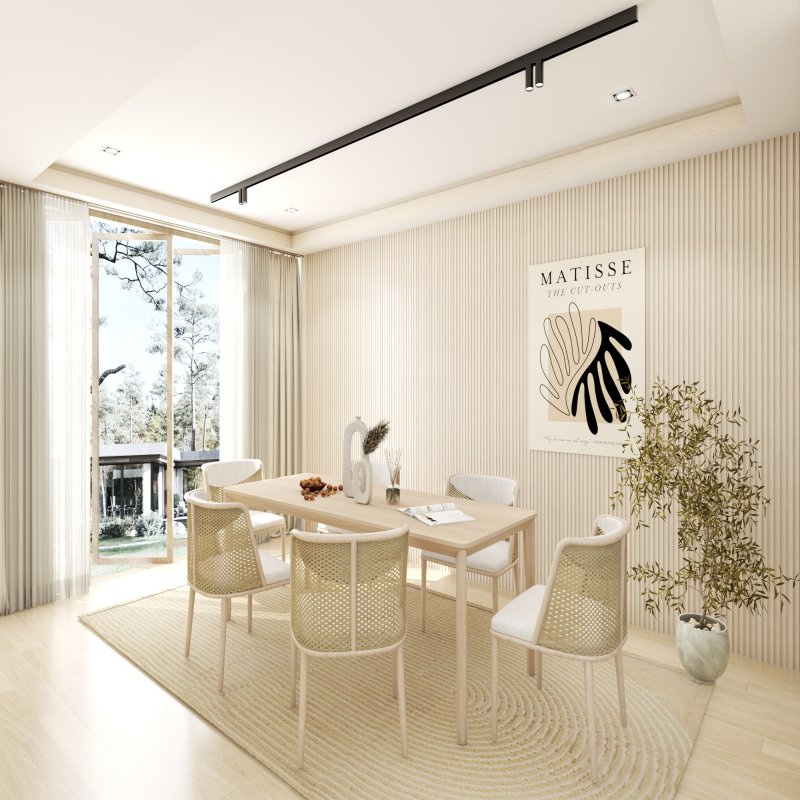 ระแนงลอนตื้น รุ่น Linea สี Vanilla Oak