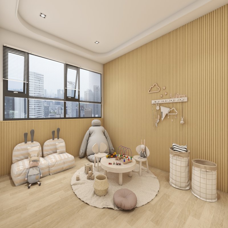 ระแนงลอนตื้น รุ่น Linea สี Custard Oak