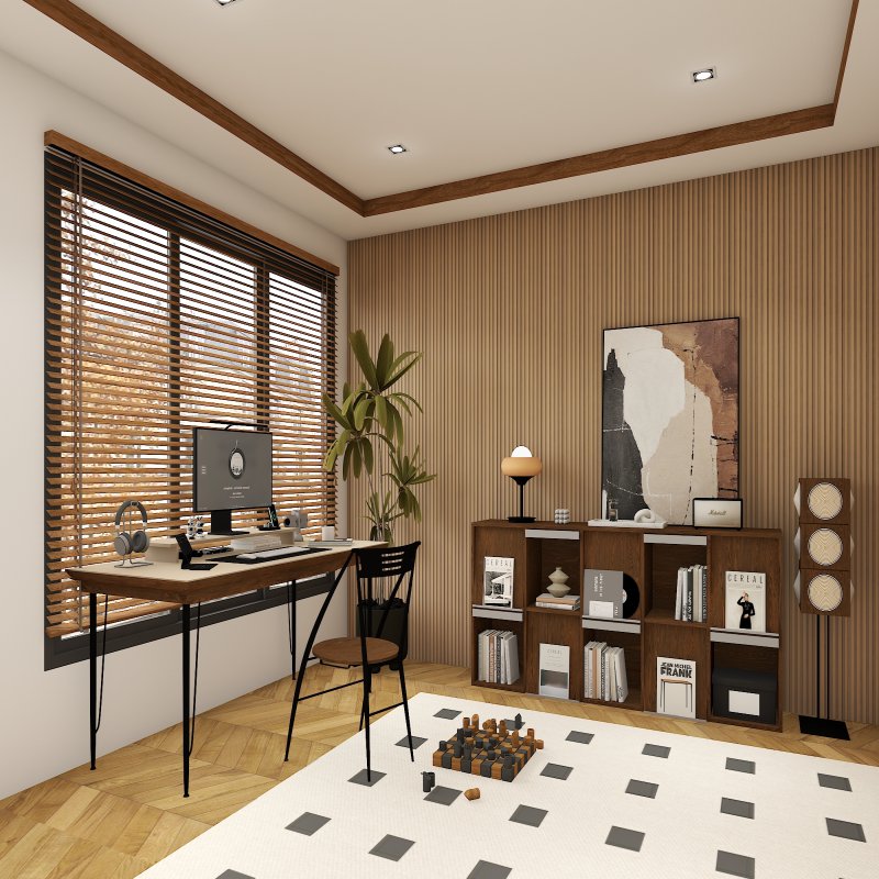 ระแนงลอนตื้น รุ่น Linea สี Peanut Oak