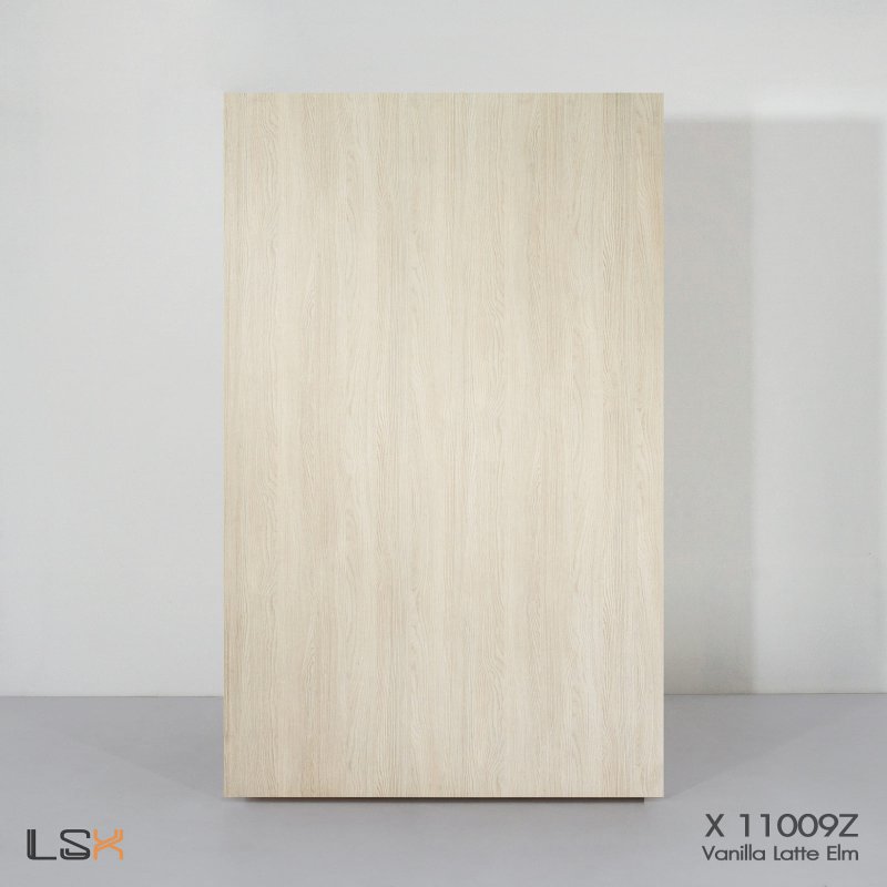 แผ่นลามิเนต สี Vanilla Latte Elm ผิวไม้