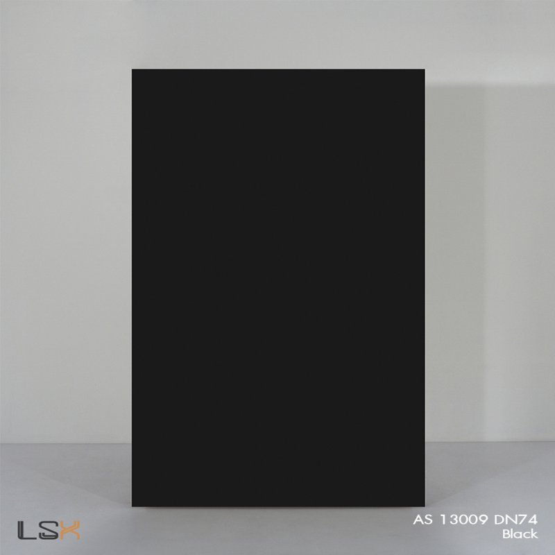 แผ่นลามิเนต สี Black ผิวซอฟต์แมตต์