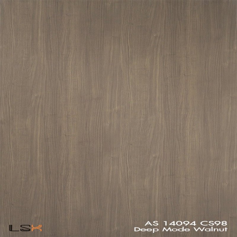 แผ่นลามิเนต สี Deep Mode Walnut ผิวไม้