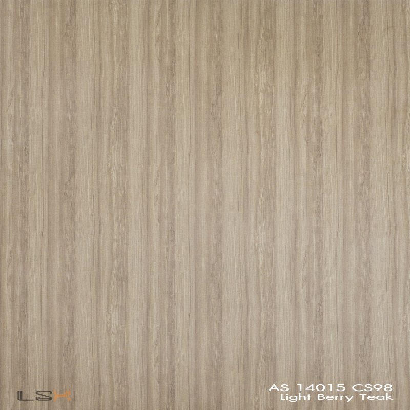 แผ่นลามิเนต สี Light Berry Teak ผิวไม้