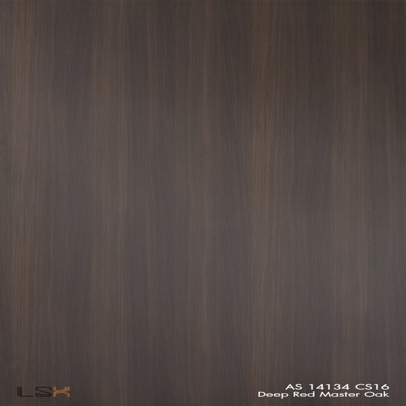 แผ่นลามิเนต สี Deep Red Master Oak ผิวไม้