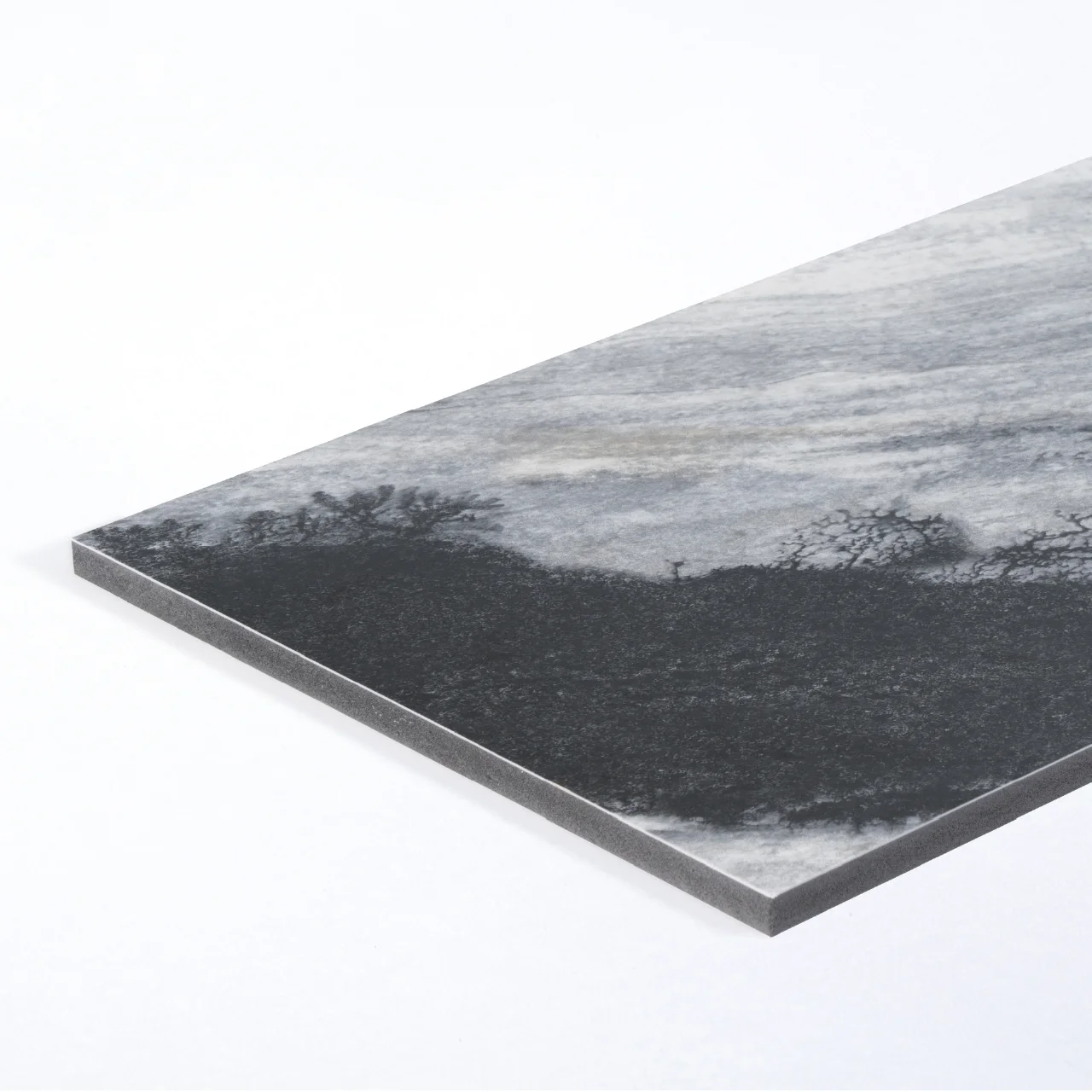 ผนังหินเทียม รุ่น Flexiboard (Panel Board) Marble Panda White (Matt)