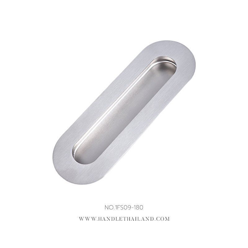 มือจับฝังสแตนเลส แบบมน 180 mm.