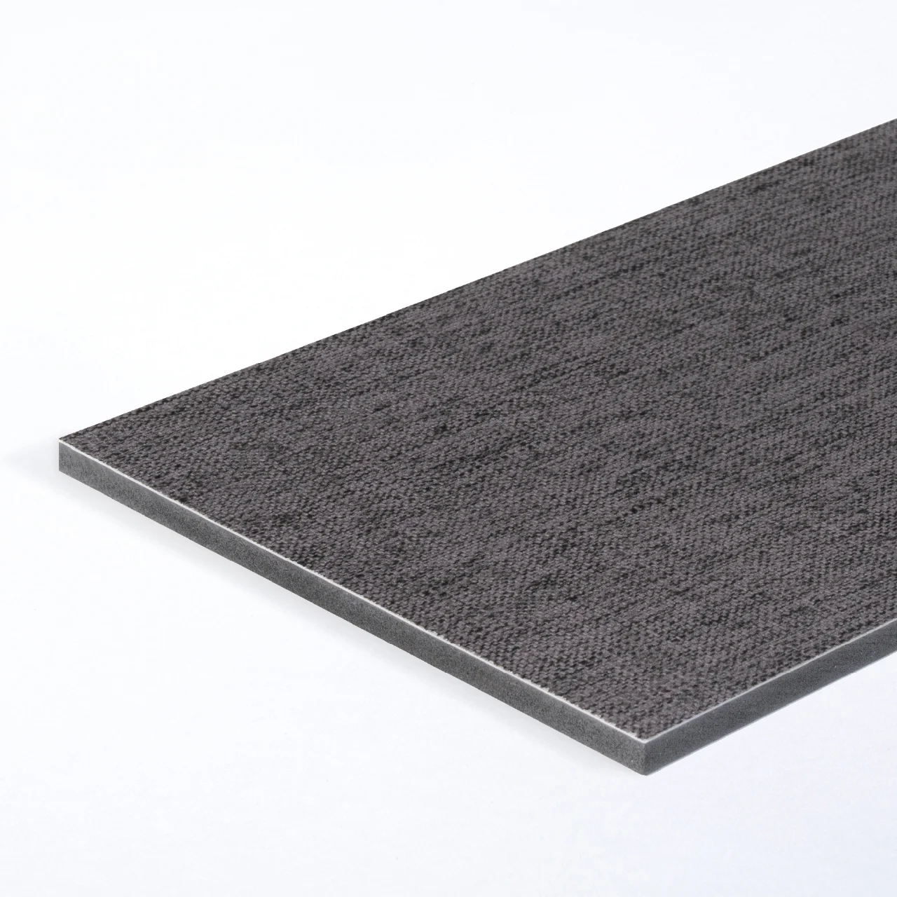 แผ่นตกแต่งผนังภายใน WPC รุ่น Flexiboard (Panel Board) Fabric Devon Pewter