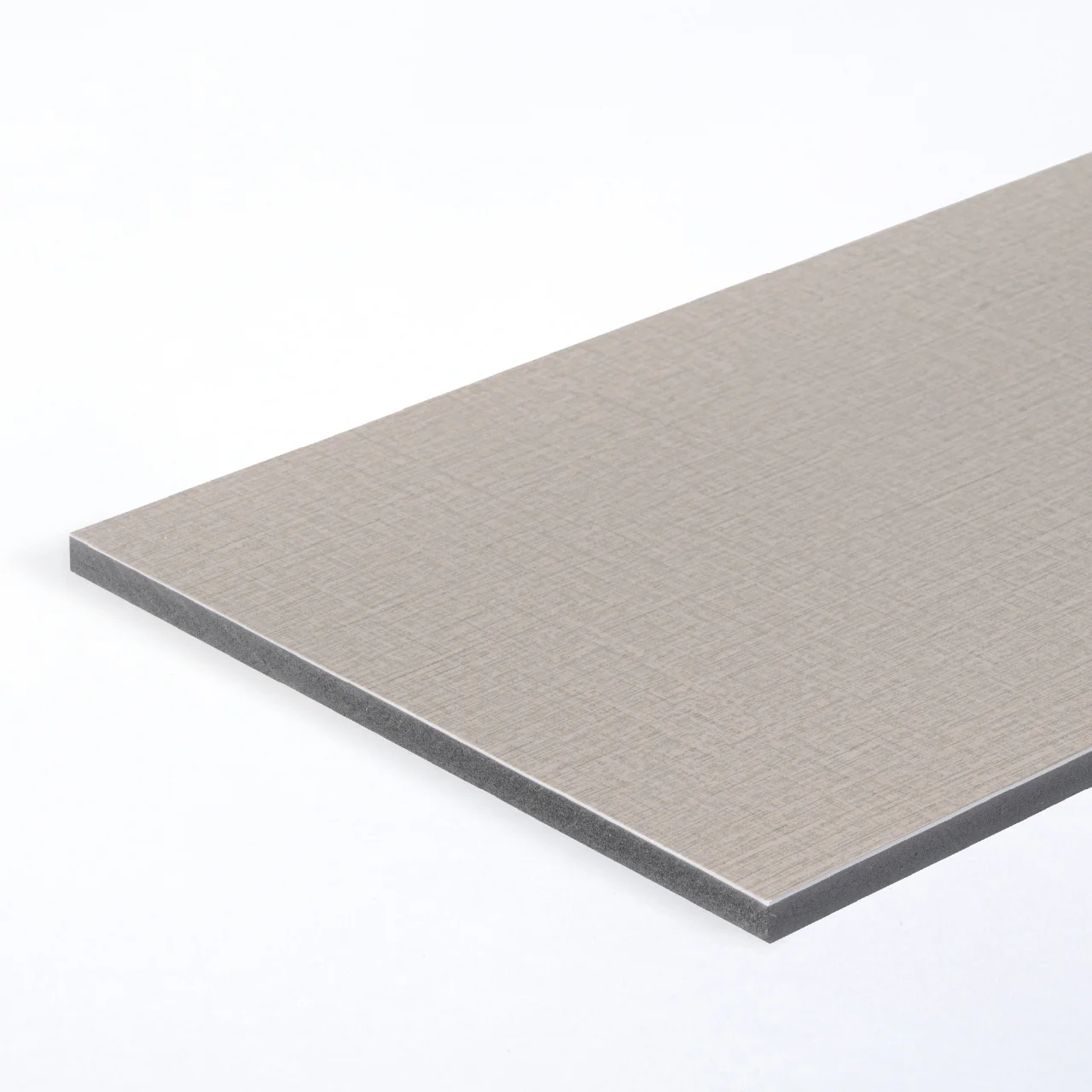 แผ่นตกแต่งผนังภายใน WPC รุ่น Flexiboard (Panel Board) Fabric Oatmeal