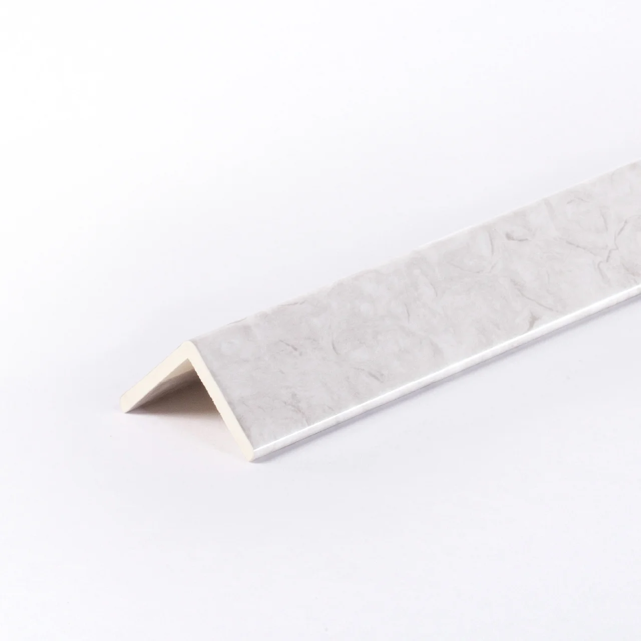 วัสดุเข้ามุม ตัวจบเก็บขอบ ครอบฉาก WPC ลายหิน Birch Marble