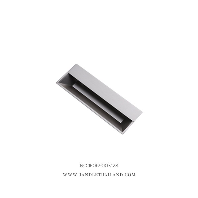 มือจับฝังซิงค์อัลลอยด์ นิเกิลปัดแฮร์ไลน์ 128mm.