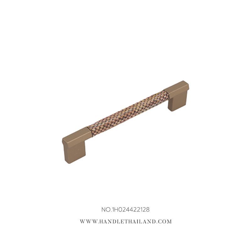 เซ็ทมือจับซิงค์อัลลอยด์ สีกาแฟ+เทา 128 mm.