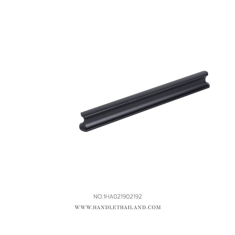 มือจับ อลูมิเนียม สีดำด้าน 192 mm.