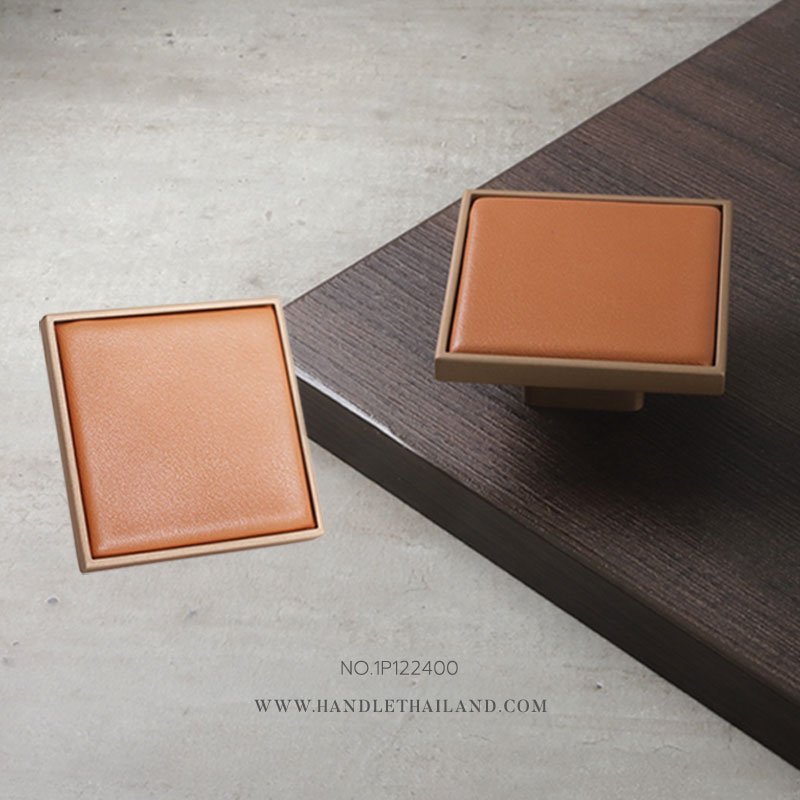 ปุ่มจับหนัง ซิงค์อัลลอยด์สีส้ม 20 mm.