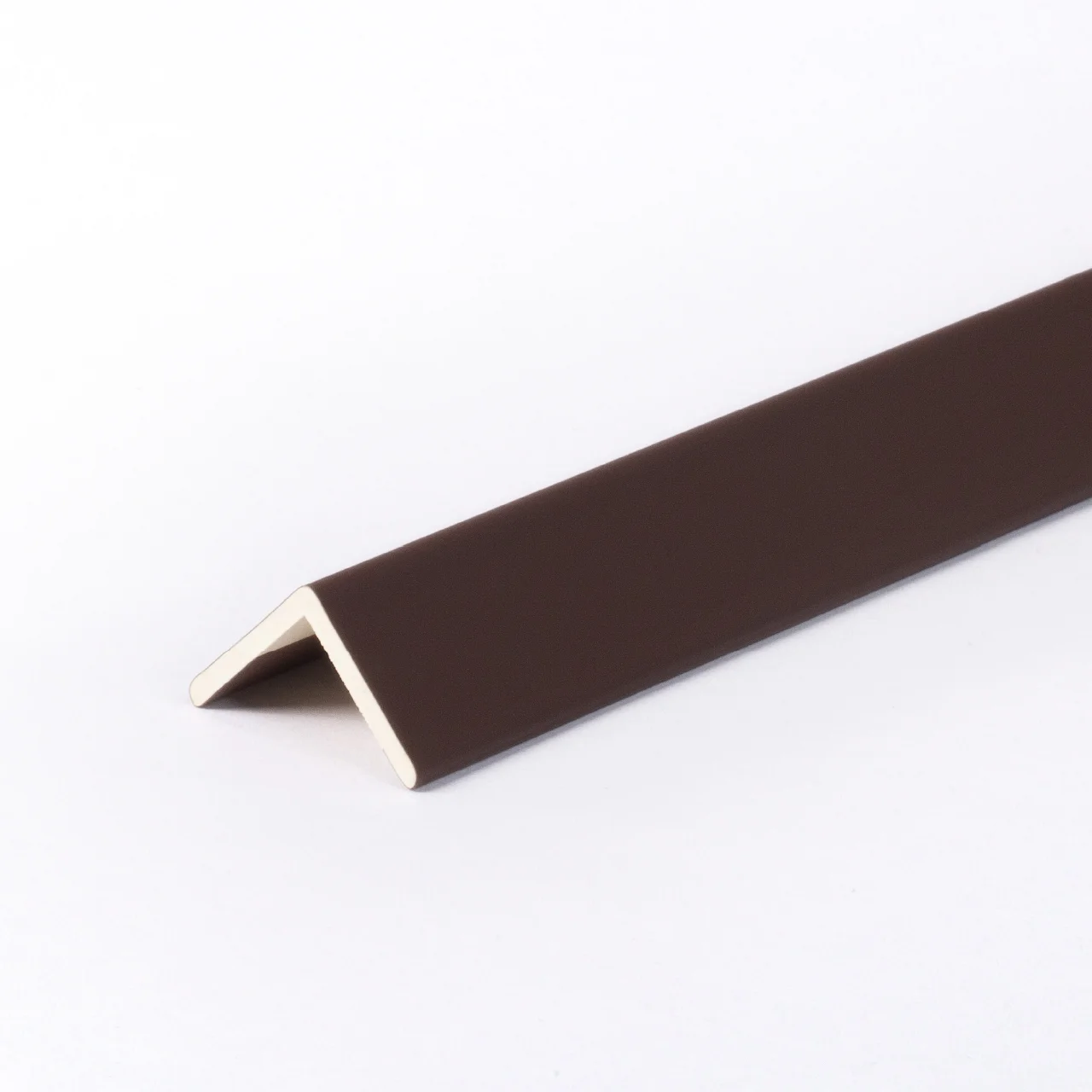 วัสดุเข้ามุม ตัวจบเก็บขอบ ครอบฉาก WPC สี Chocolate Plum