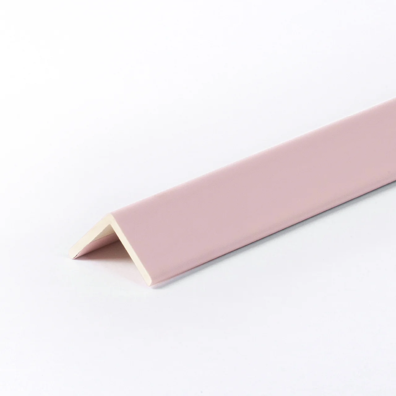 วัสดุเข้ามุม ตัวจบเก็บขอบ ครอบฉาก WPC สี Crystal Pink