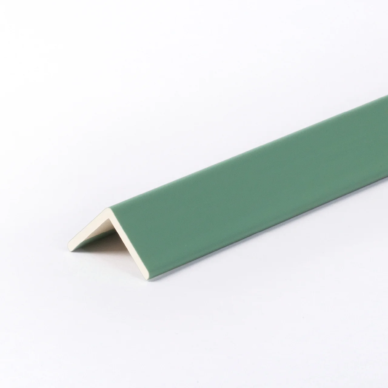 วัสดุเข้ามุม ตัวจบเก็บขอบ ครอบฉาก WPC สี Frosty Green
