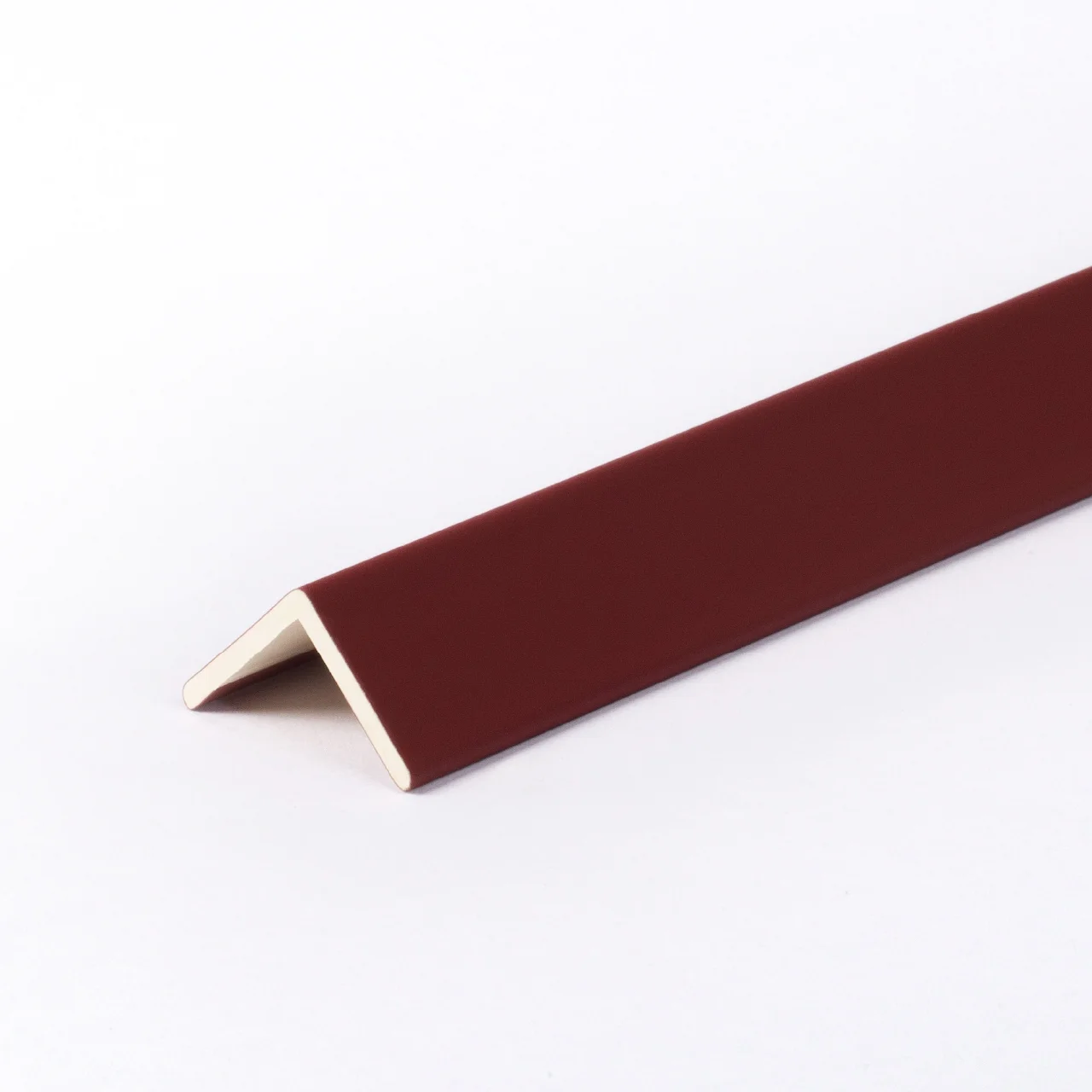 วัสดุเข้ามุม ตัวจบเก็บขอบ ครอบฉาก WPC สี Merlot