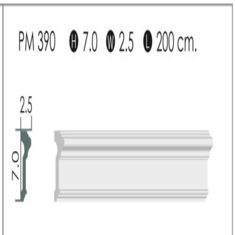 POLYDEC Panels Mouldings (2 Metre/Piece)