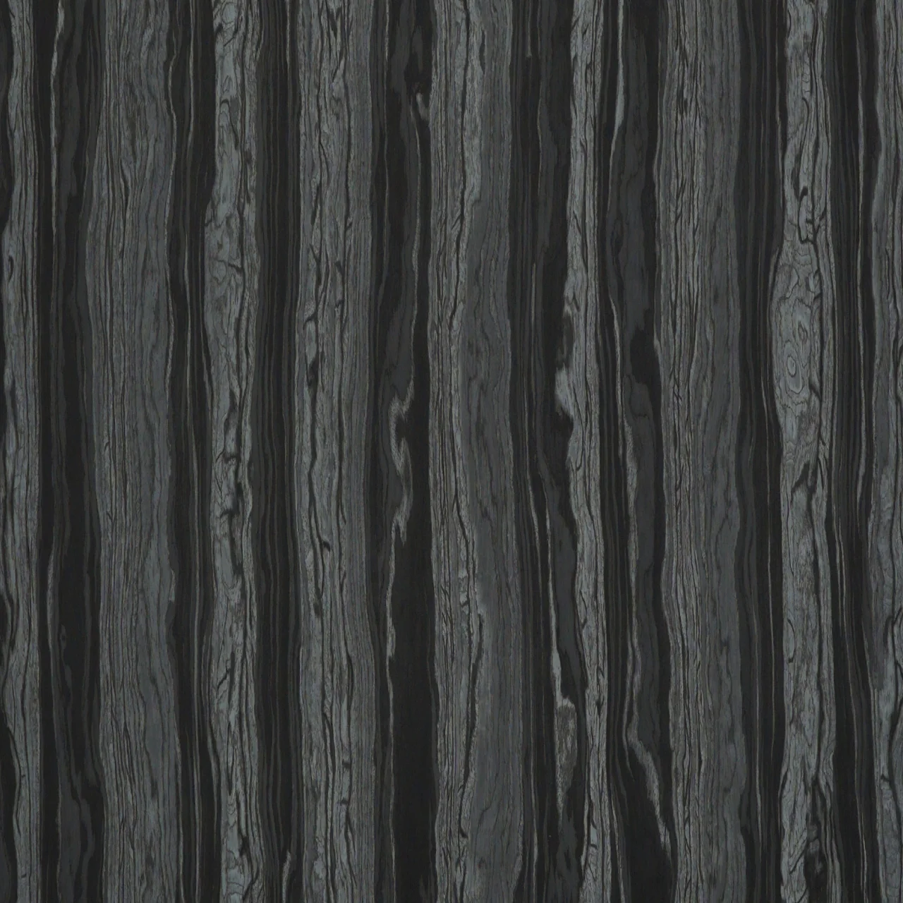 ผนังไม้เทียม รุ่น ClickLock (Flat – Model V) Wood Charcoal Tales