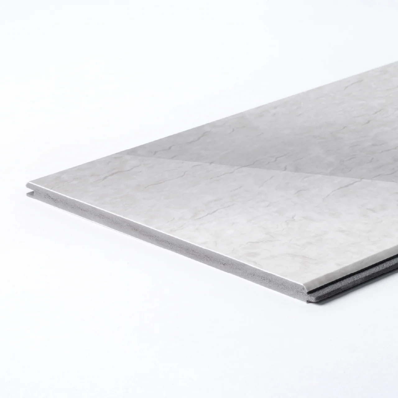 ผนังหินเทียม รุ่น ClickLock (Flat – Model V) Marble Birch Marble (Glossy)
