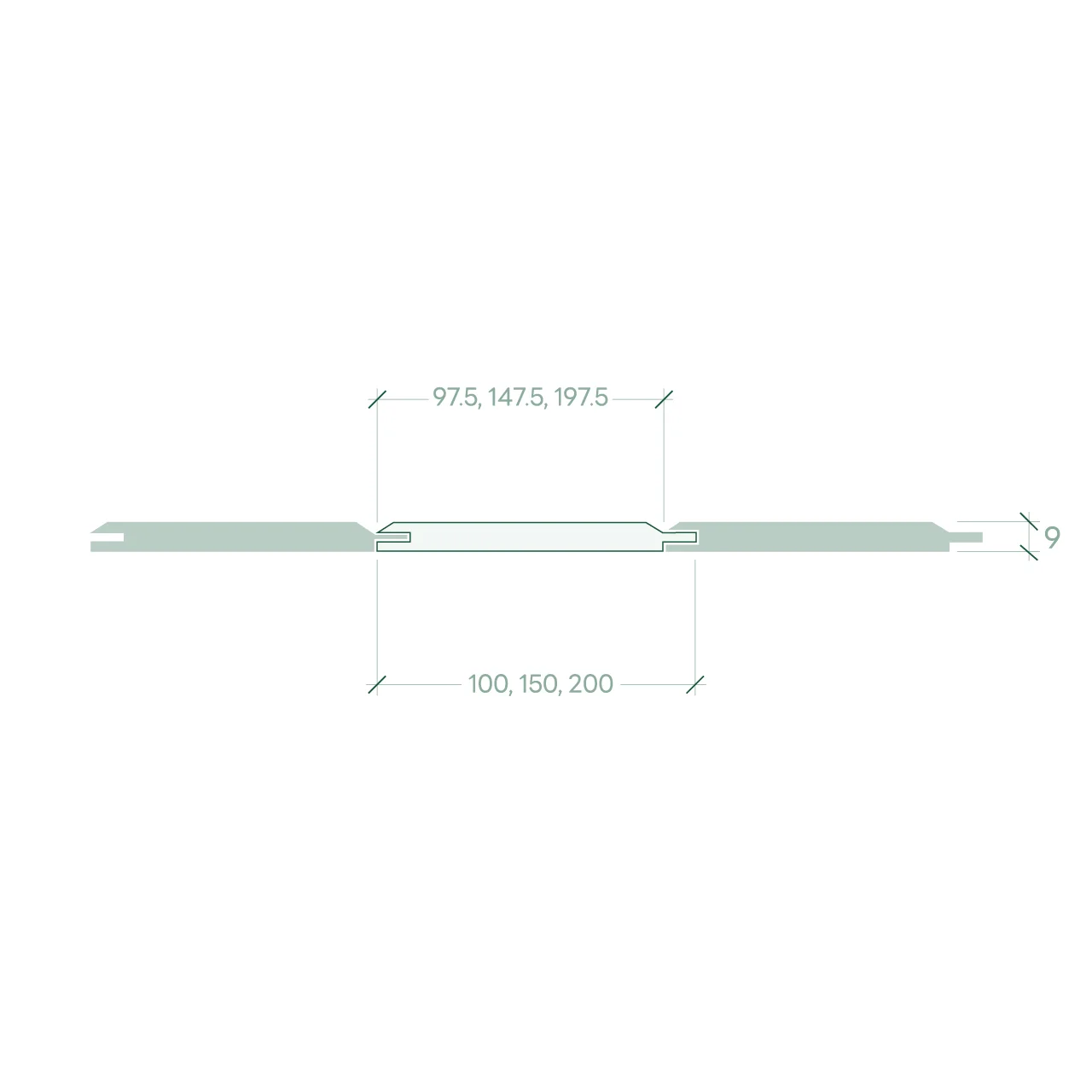 ClickLock (Flat – Model V) Fabric Oatmeal