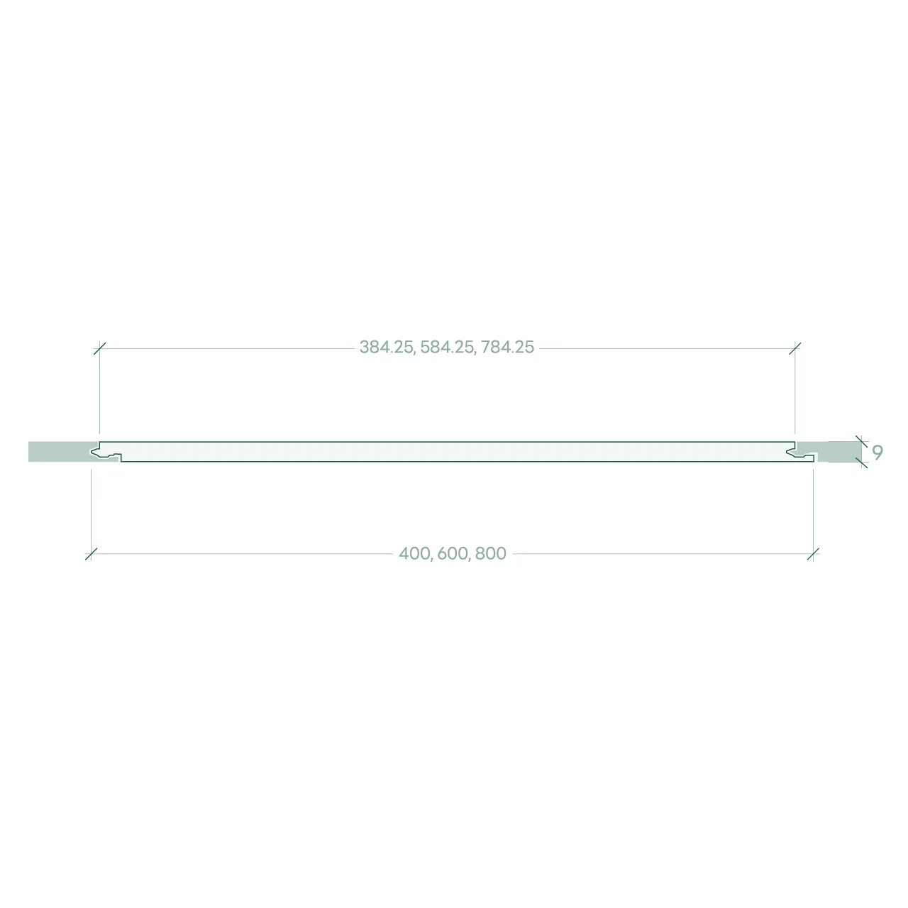 ผนังหินเทียม รุ่น ClickLock (Flat – Seamless) Marble Calacatta (Glossy)