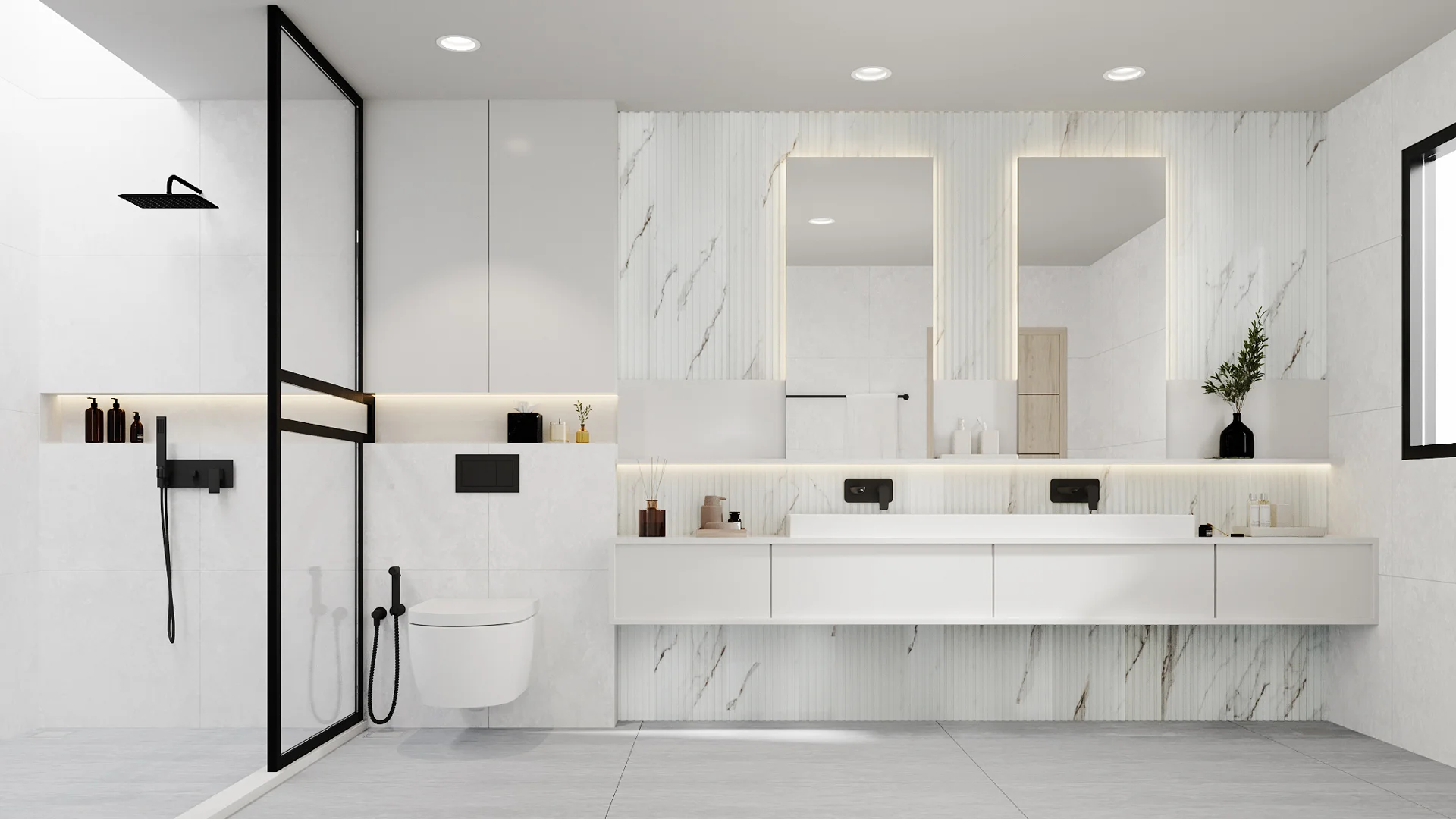 ClickLock (Rectangle) Marble Calacatta (Matt)